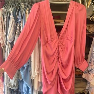 Pink cocktail dress mini